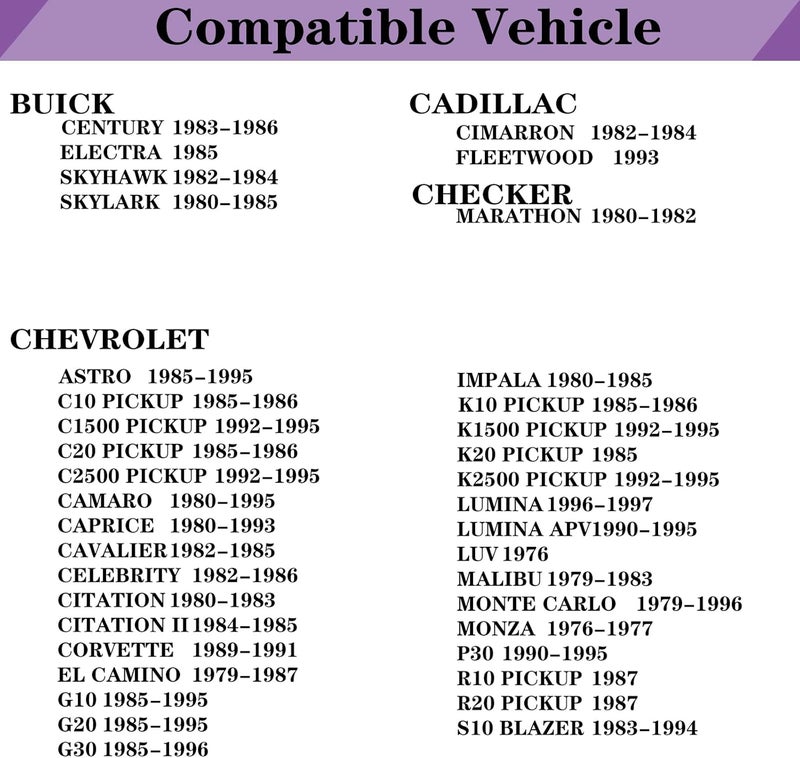 LYNSHINE 19313317 V178 Positive Crankcase Ventilation PCV Valve Ford Buick，Cadillac，Checker Marathon，Chevrolet，Gmc，Isuzu，Jeep，Oldsmobile Bravada，Pontiac，2.5L 2.8L 3.1L 3.4L 4.3L 5.0L 5.7L - Image 2